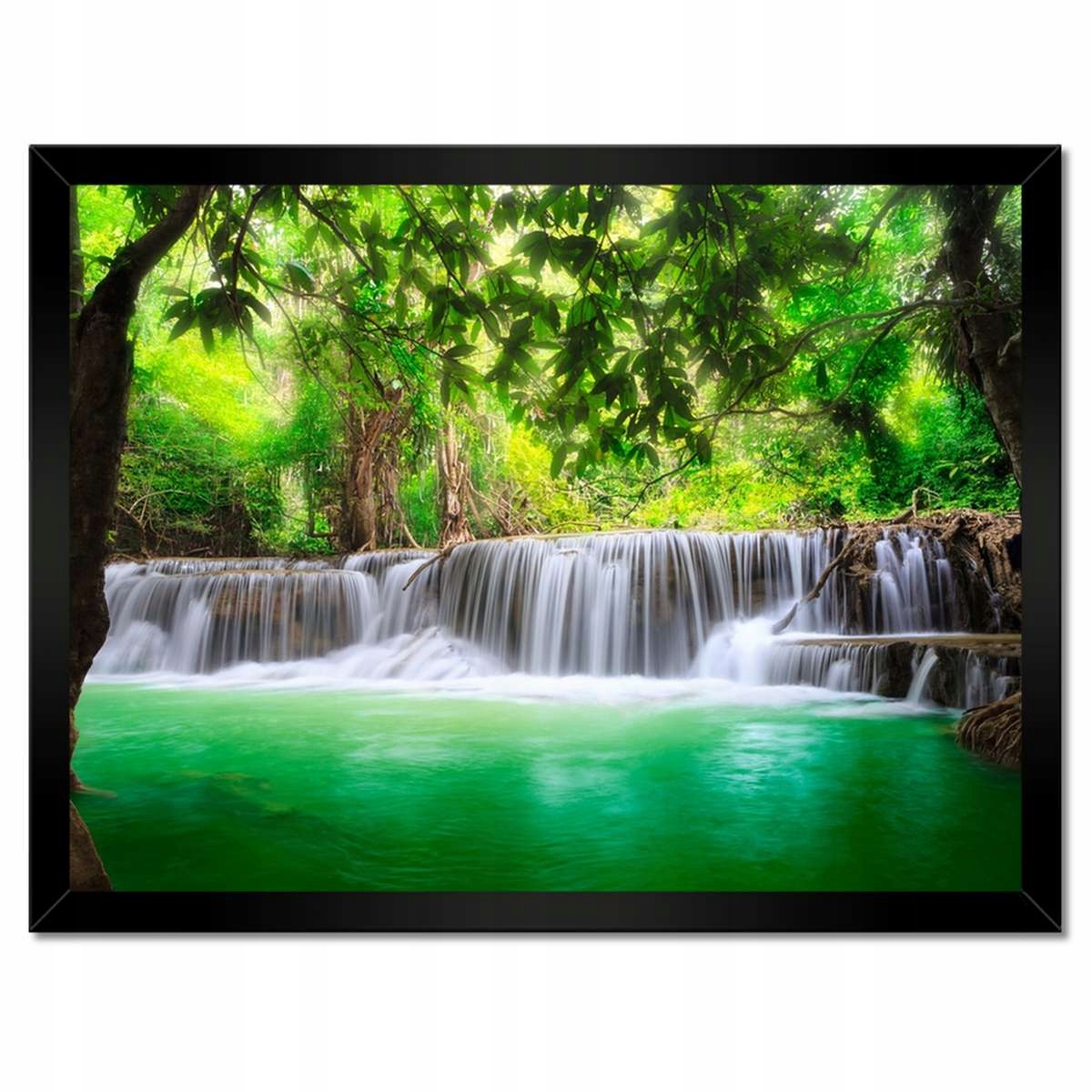 Plakáty v rámu 40x30 Krajina vodopád