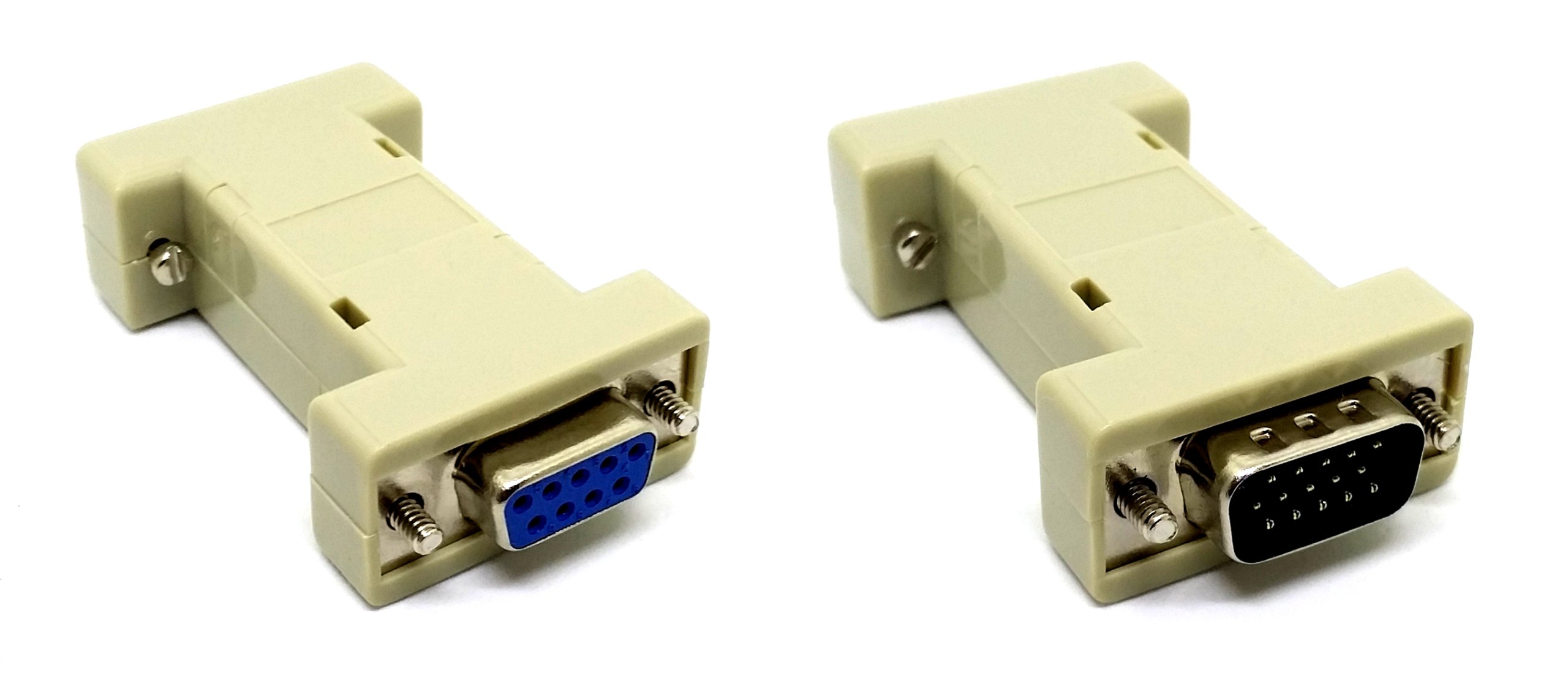 Przejście wtyk Svga Dsub 15 na gniazdo Dsub 9