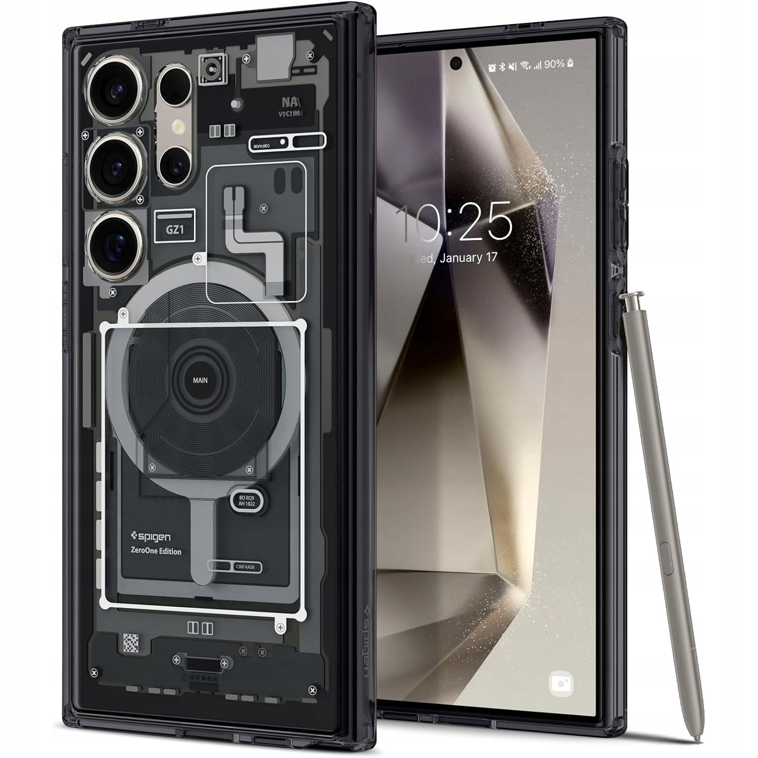 Etui do Galaxy S24 Ultra, Spigen Ultra Hybrid OneTap, pokrowiec do MagSafe