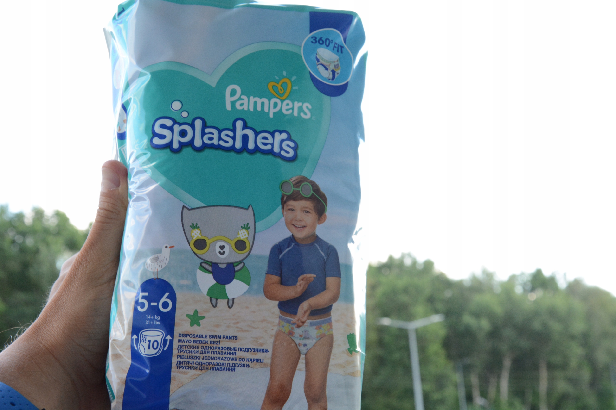 PAMPERS Splashers pieluchy do pływania Rozmiar 5-6 Kod producenta 123