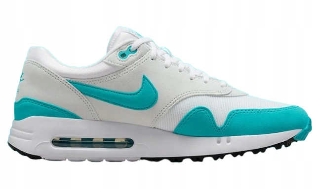 Nike Air Max 1 Pánské Sportovní Boty Bílé S Tyrkysovým Překrytím 50,5 T_a