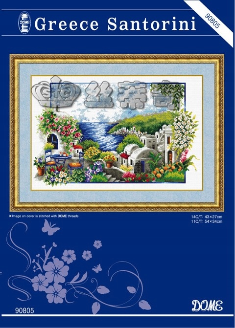 Křížková výšivka počítaná sada (kanva, mulina)