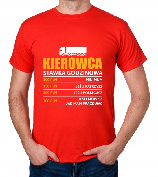 

koszulka Kierowca stawka godzinowa Tir prezent
