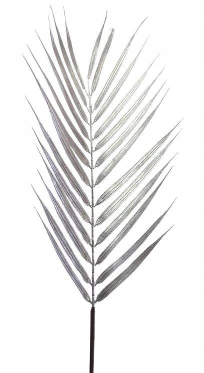

Palma liść sztuczny silikonowy Srebrny 60cm 6sztuk