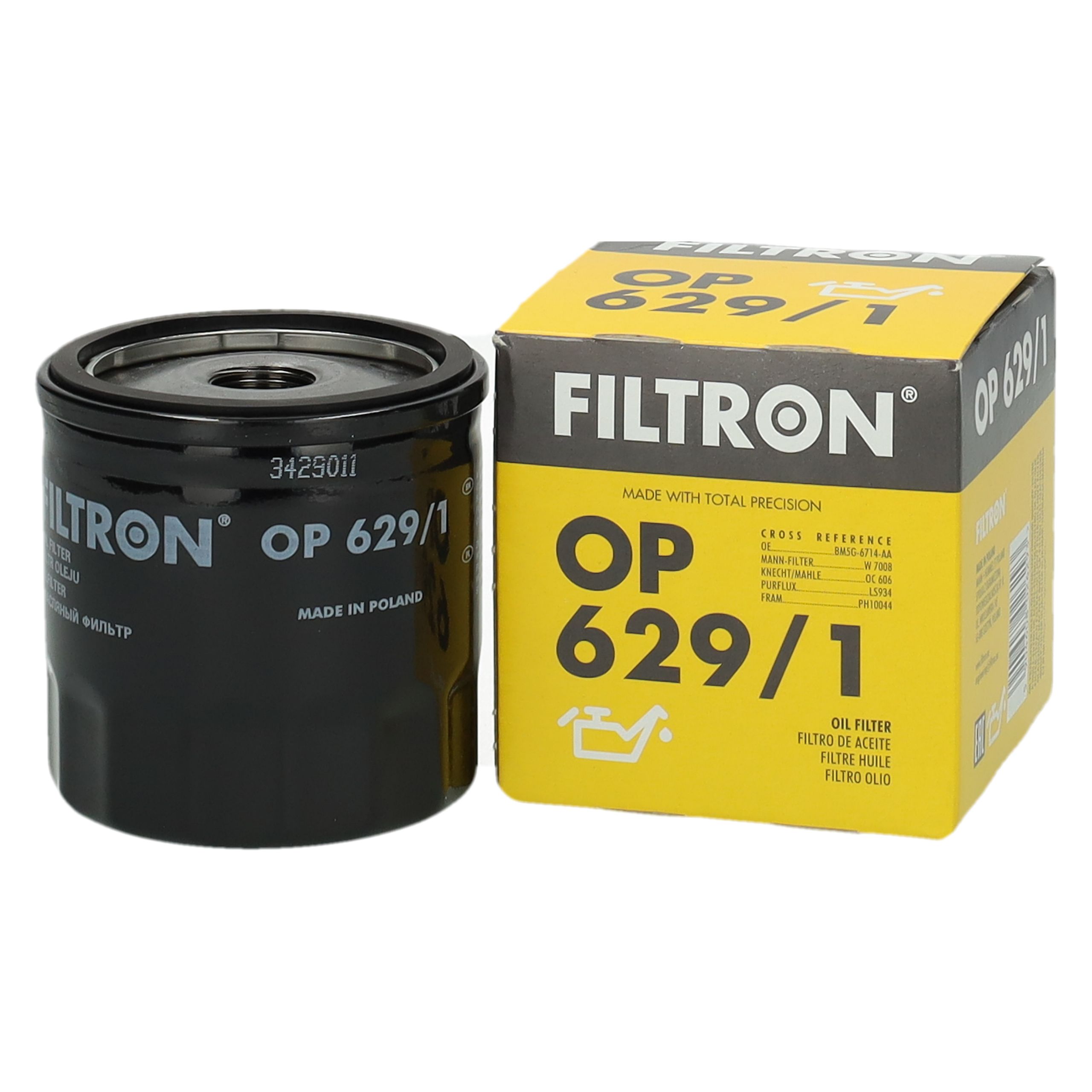 Масляный фильтр Filtron OP 629/1