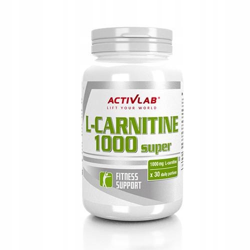 Activlab L-CARNITINE 1000 Super, 30 kapsułek