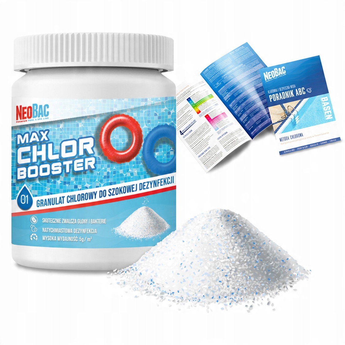 

NeoBac Chlor Booster granulat na Glony Basen