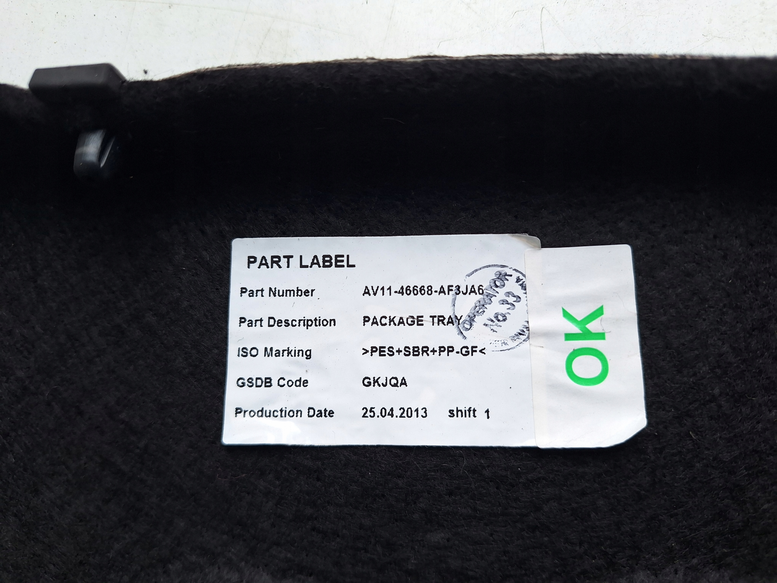 FORD B-MAX 14-> zadní plato