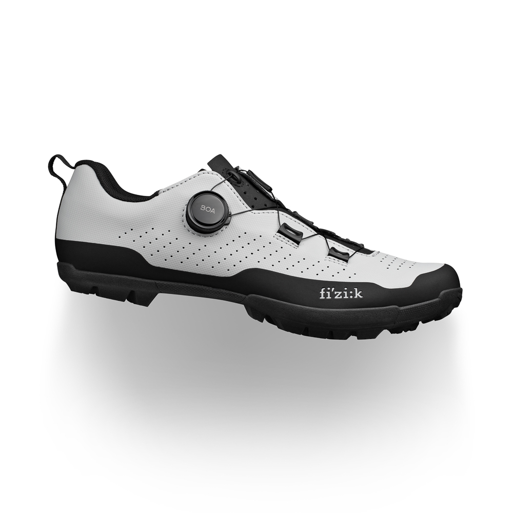 Buty Rowerowe Wpinane Fizik Terra Atlas Mtb Gravel Boa szaro-czarne 44