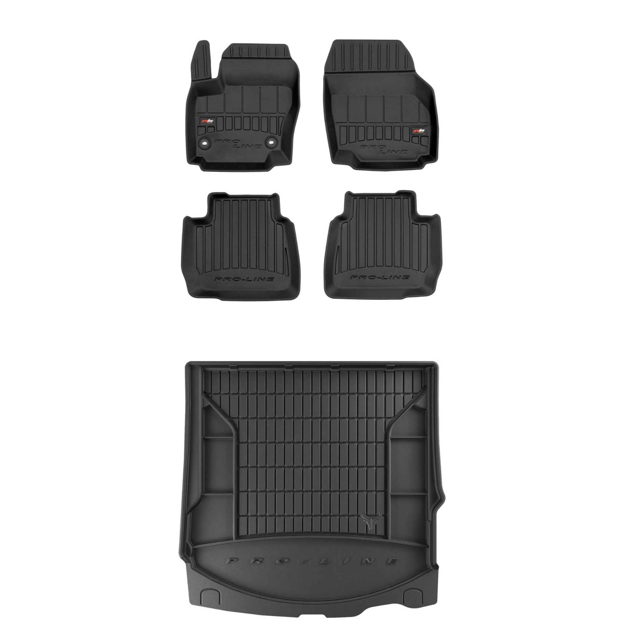 Sada gumových kobercov a rohoží pre Ford Mondeo IV 2007-2014