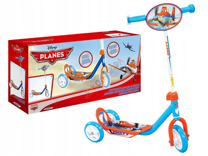 Jkm SP0202 Hulajnoga 3 kolowa Samoloty z planes D