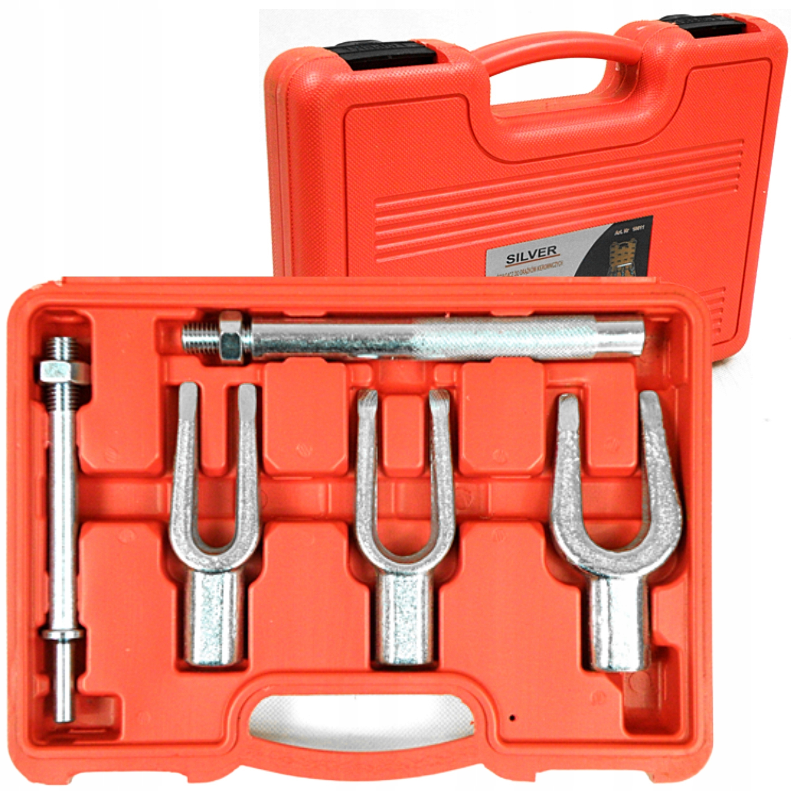 ZESTAW ŚCIĄGACZ SWORZNI WIDELCOWY 5 ELE DO DRĄŻKÓW KOŃCÓWEK KIEROWNICZYCH EAN (GTIN) 5907589363043