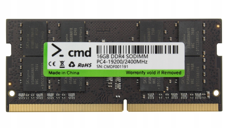 ОПЕРАТИВНАЯ память CMD DDR4 16GB PC4-19200 2400MHz Производитель Cmd