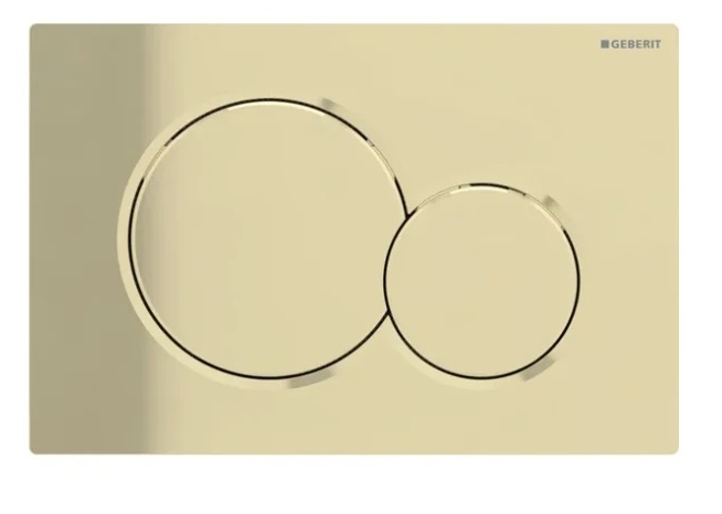 Wc splachovací tlačítko UP320 Geberit Sigma01 edelmessing 115.770.DT.5