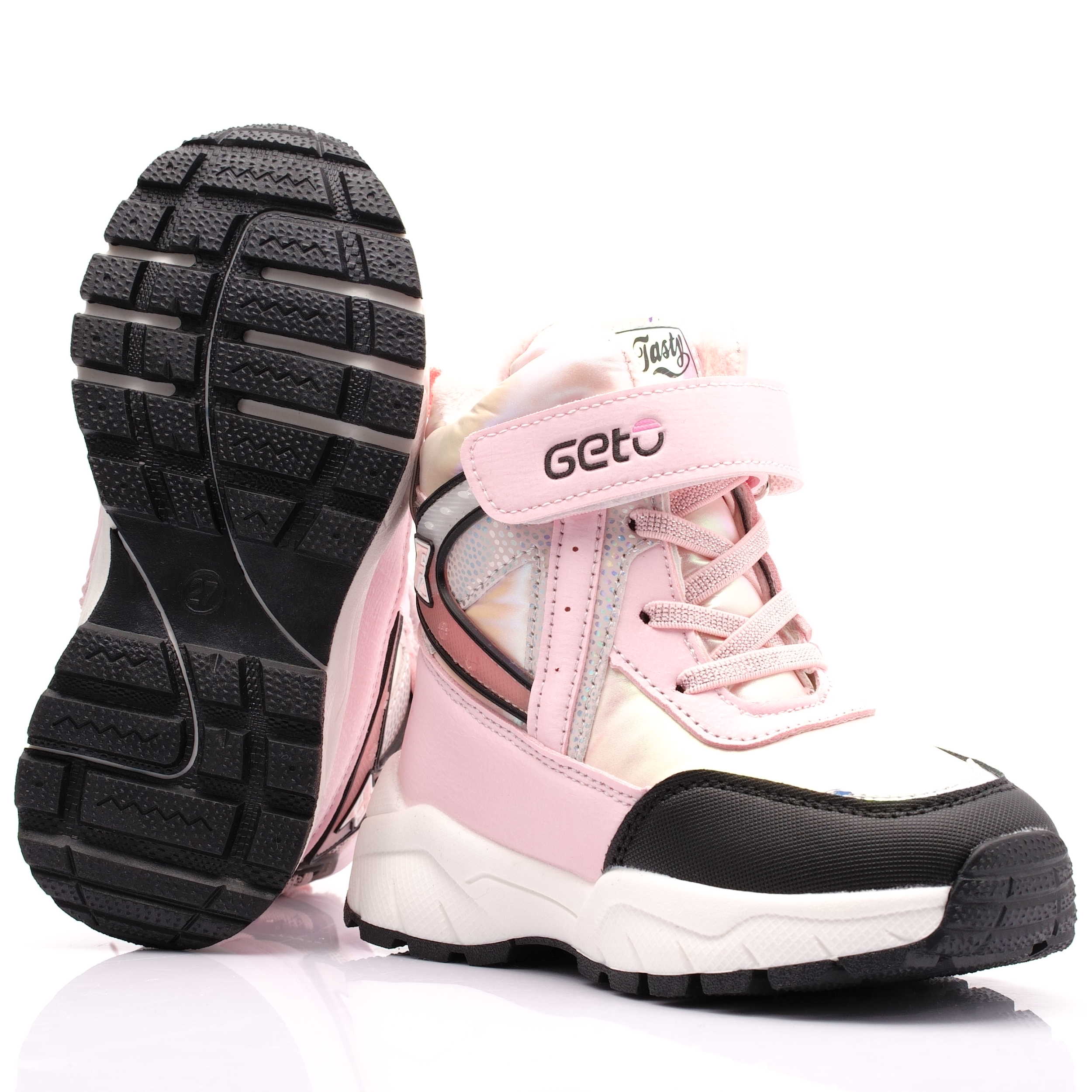 BUTY DZIEWCZĘCE OCIEPLANE ŚNIEGOWCE 107 GETO 29 Kod producenta A-107 PINK