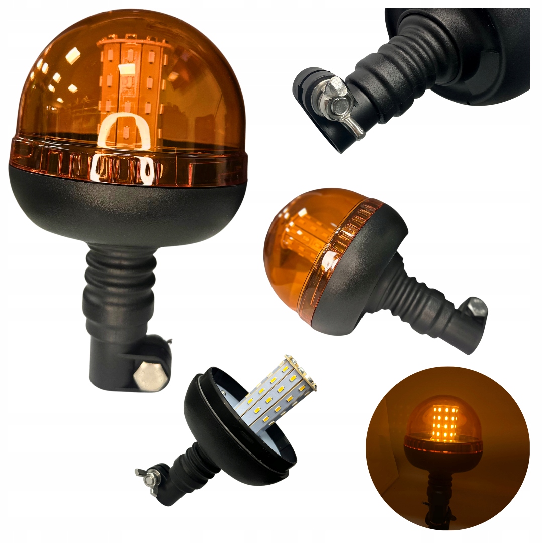 Výstražný kohout gumový trn výstražná lampa 12/24V homologace