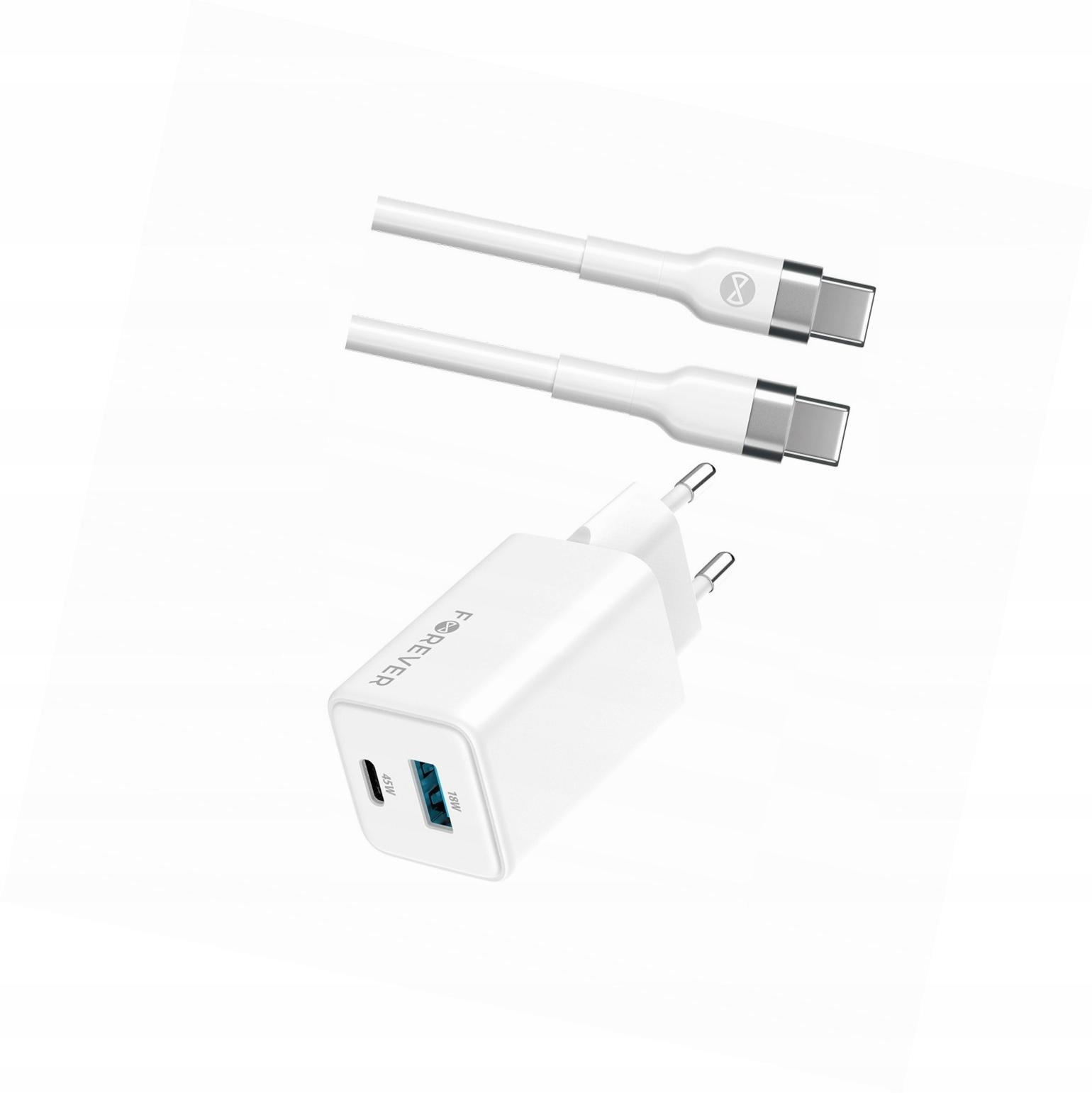 Szybka ładowarka GaN 45W Usb-c z kablem do Xiaomi Redmi Note 9 4G