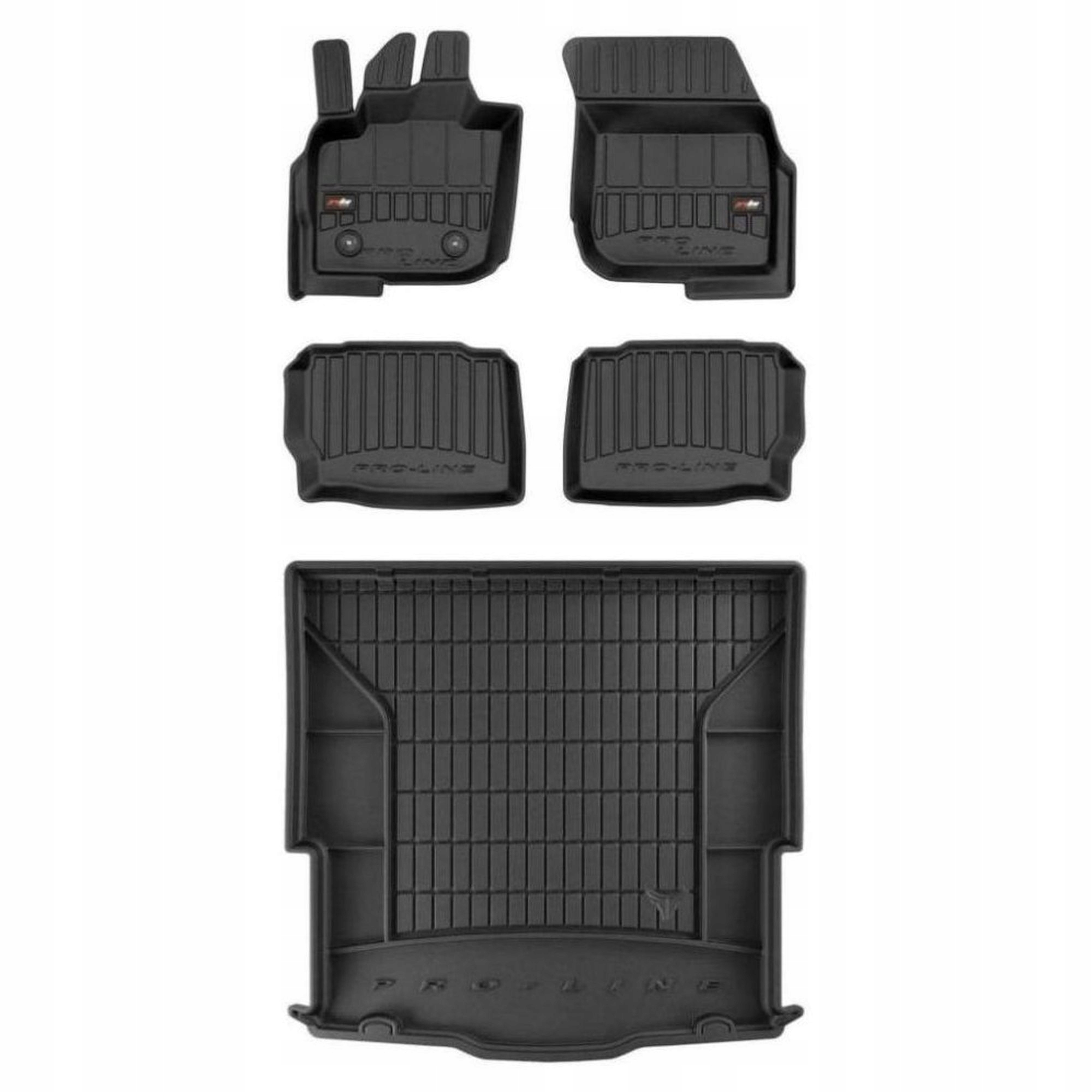 Gumová sada 3D koberčekov a rohoží Ford Mondeo V 2014-2022 Kombi, rozostup