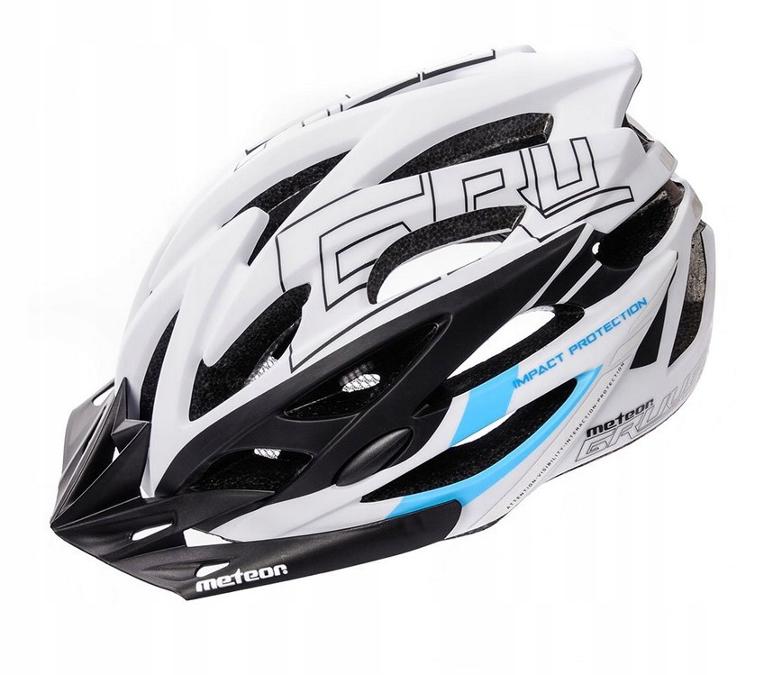 Kask Rowerowy Meteor Gruver white/black r.S 24747