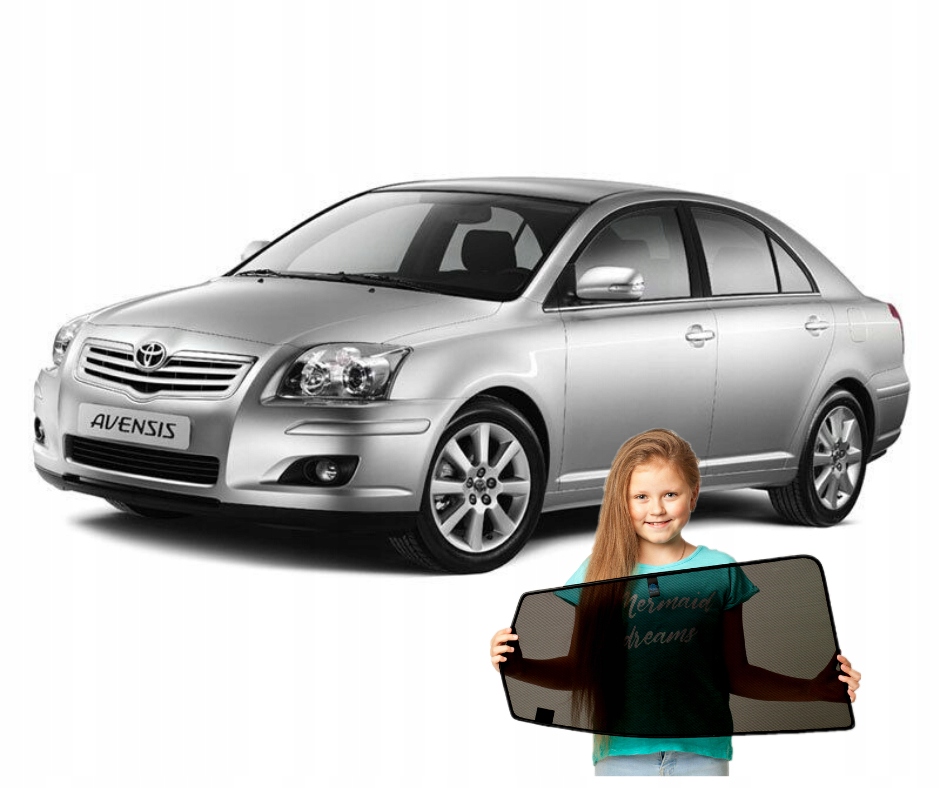 Záclony na magnetech Toyota Avensis II T25 sedan