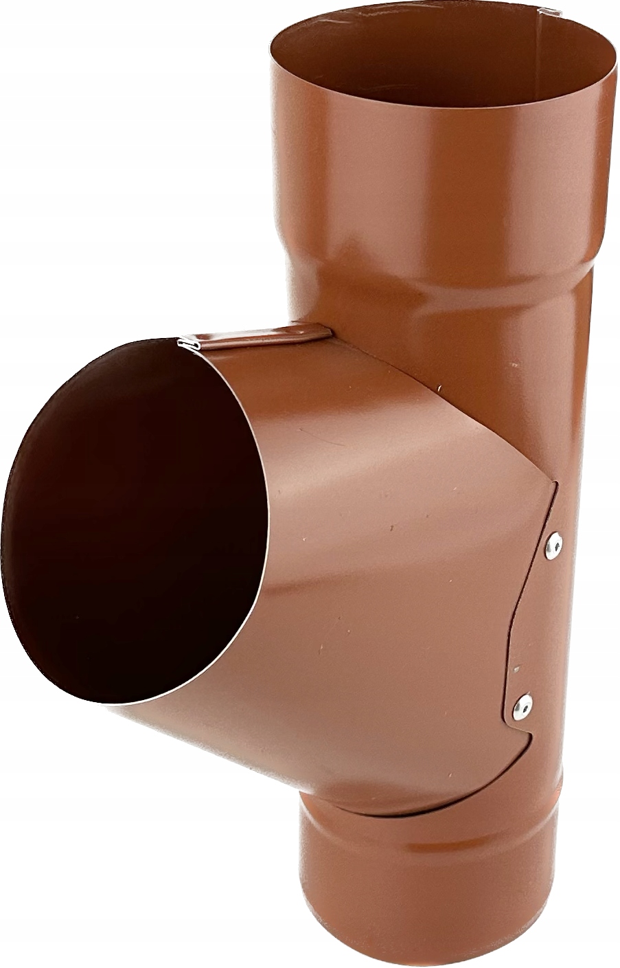 T-rozdělovač 60° pro odtokové trubky 100 mm Galeco Ocel cihlová Ral 8004