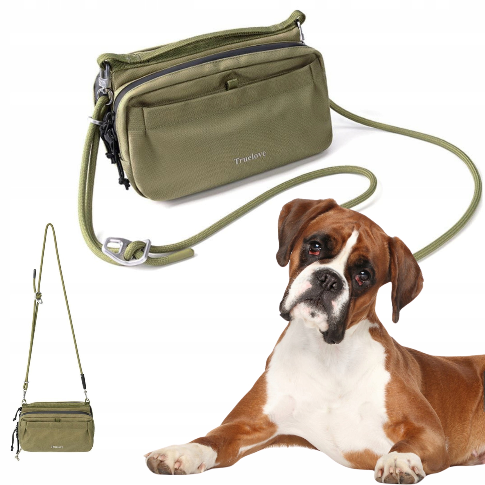 Levně Malá Vycházková Kabelka Přes Rameno Truelove City Break Medium Cordura Khaki