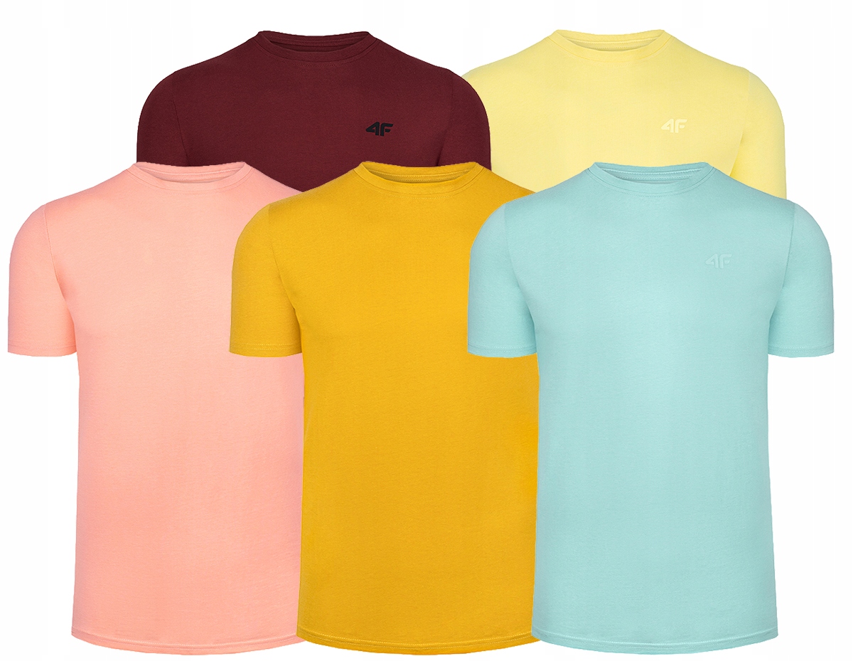 

4F T-shirt Męski x5 Zestaw Kolekcja Limitowana XXL