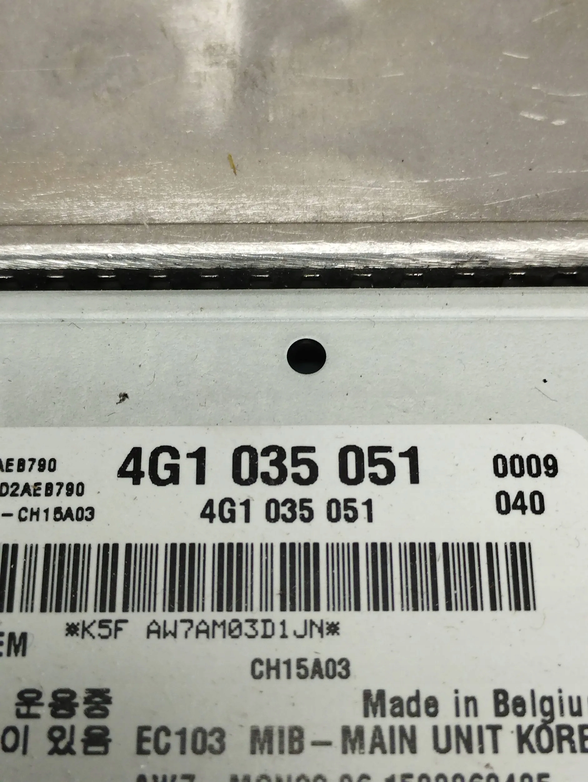 AUDI A6 C7 player MMI navigation 4G1035051