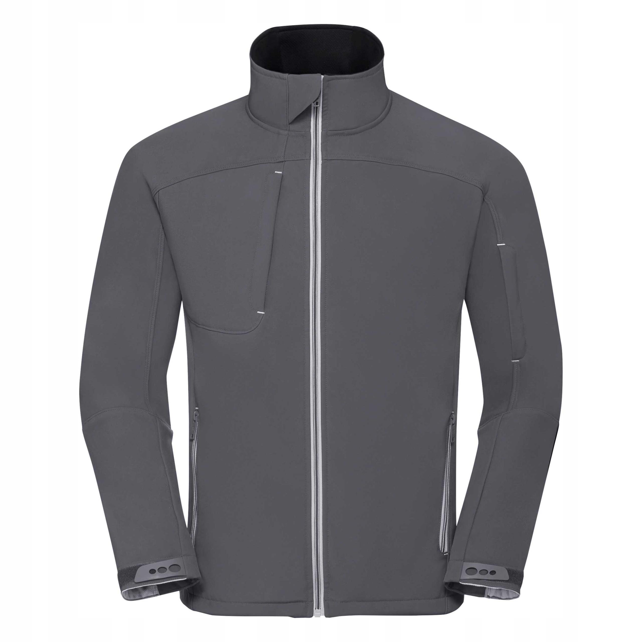 Pánská bunda Bionic Softshell bez kapuce Šedá vel. S