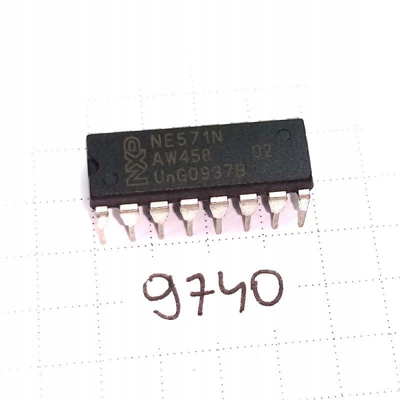 Układ Scalony Philips-NXP NE571 Kompandor Dual Gain Control RoHS DIP16
