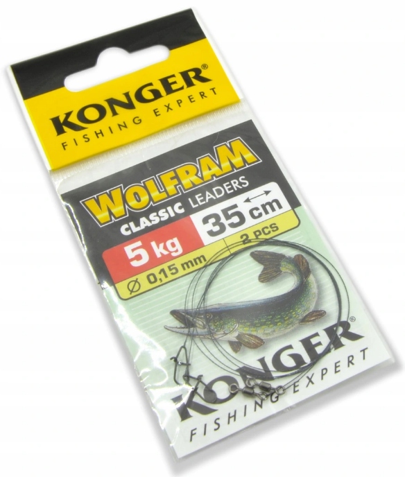 

Przypon Przypony Wolfram Konger [35cm/5kg] 2SZT