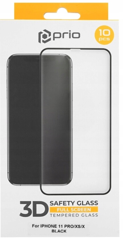 10 x Tvrzené Sklo Na 3D Displej pro iPhone 11 Pro Xs X