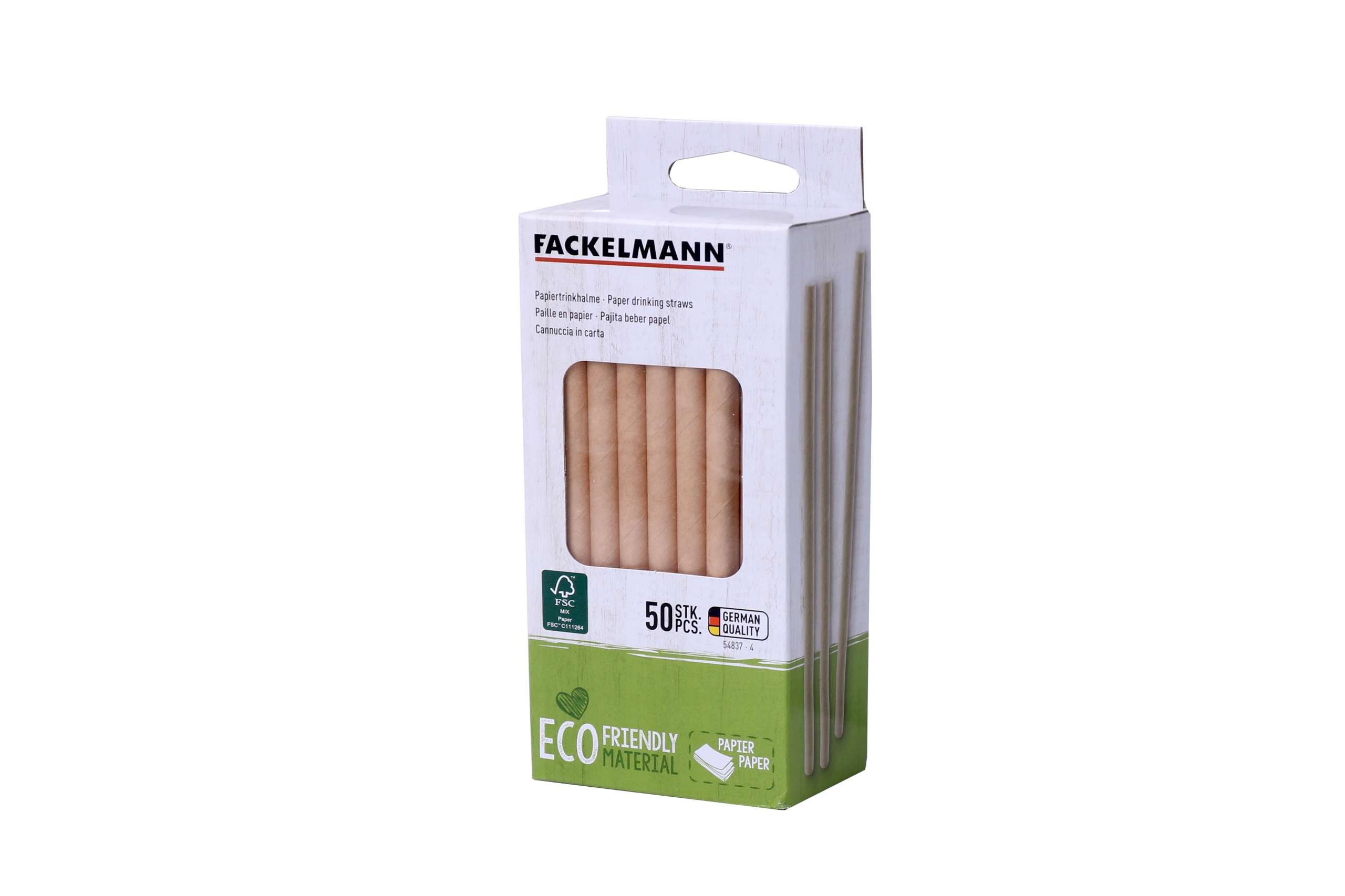 

Słomki Papierowe 50SZT. 15 CM Fackelmann 54837