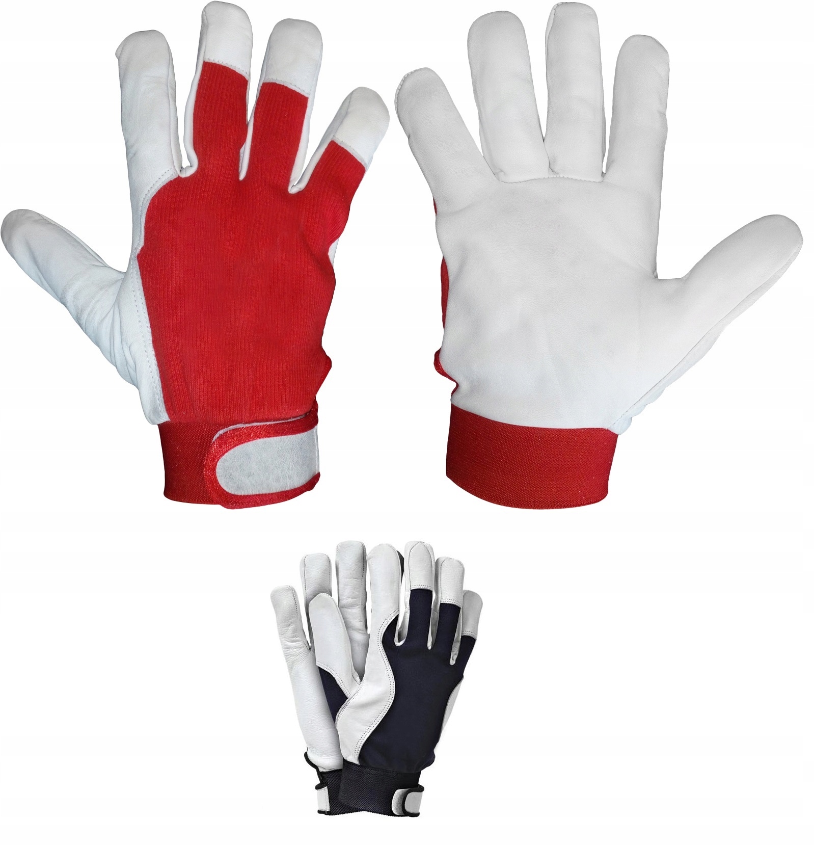 Rukavice Kozí Kůže, Suchý Zip, Safeticult Pro, Technik VEL.8 – 12 Párů