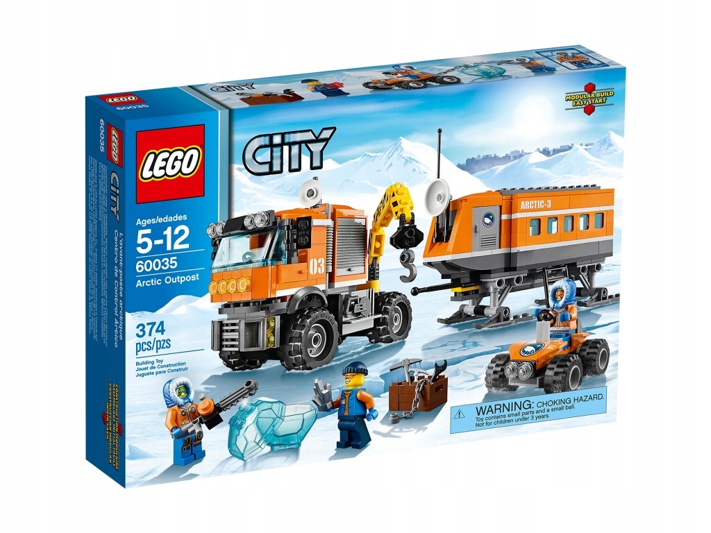 Lego City 60035 Mobilna jednostka arktyczna Nowe