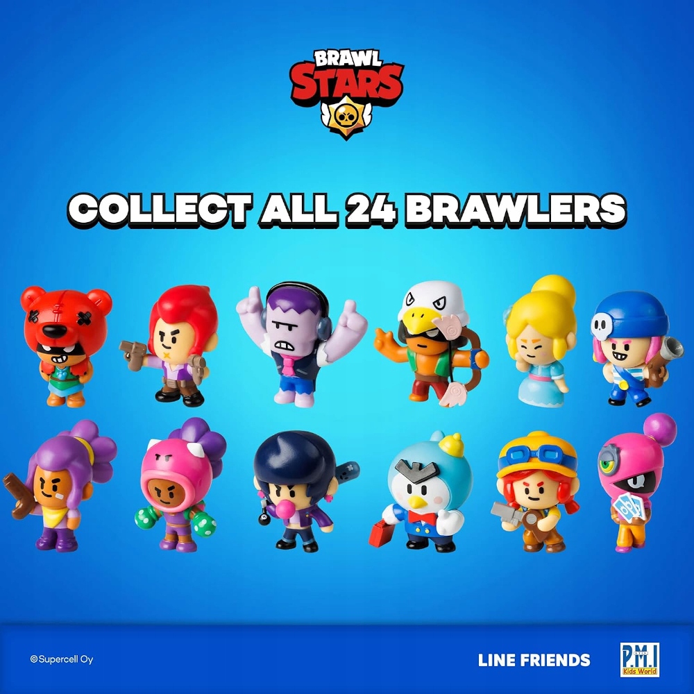 BRAWL STARS PMI FIGURKA KOLEKCJONERSKA POSTAĆ Z GRY 1-PAK ZADYMIARZ ROSA Rodzaj produktu figurka z gry