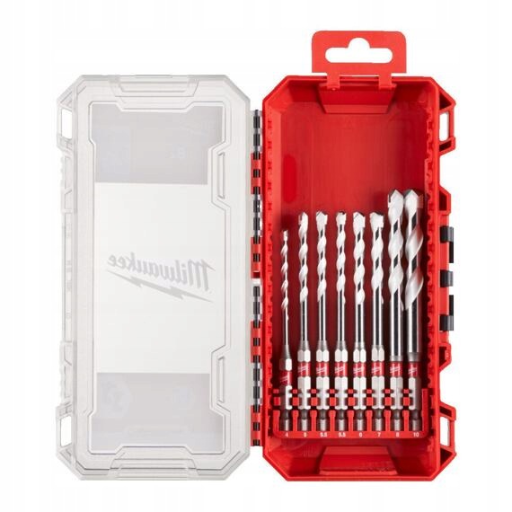 Milwaukee 4932493872 sada vrtáků Multimaterial 4-10mm, 6-ti hranná stopka,