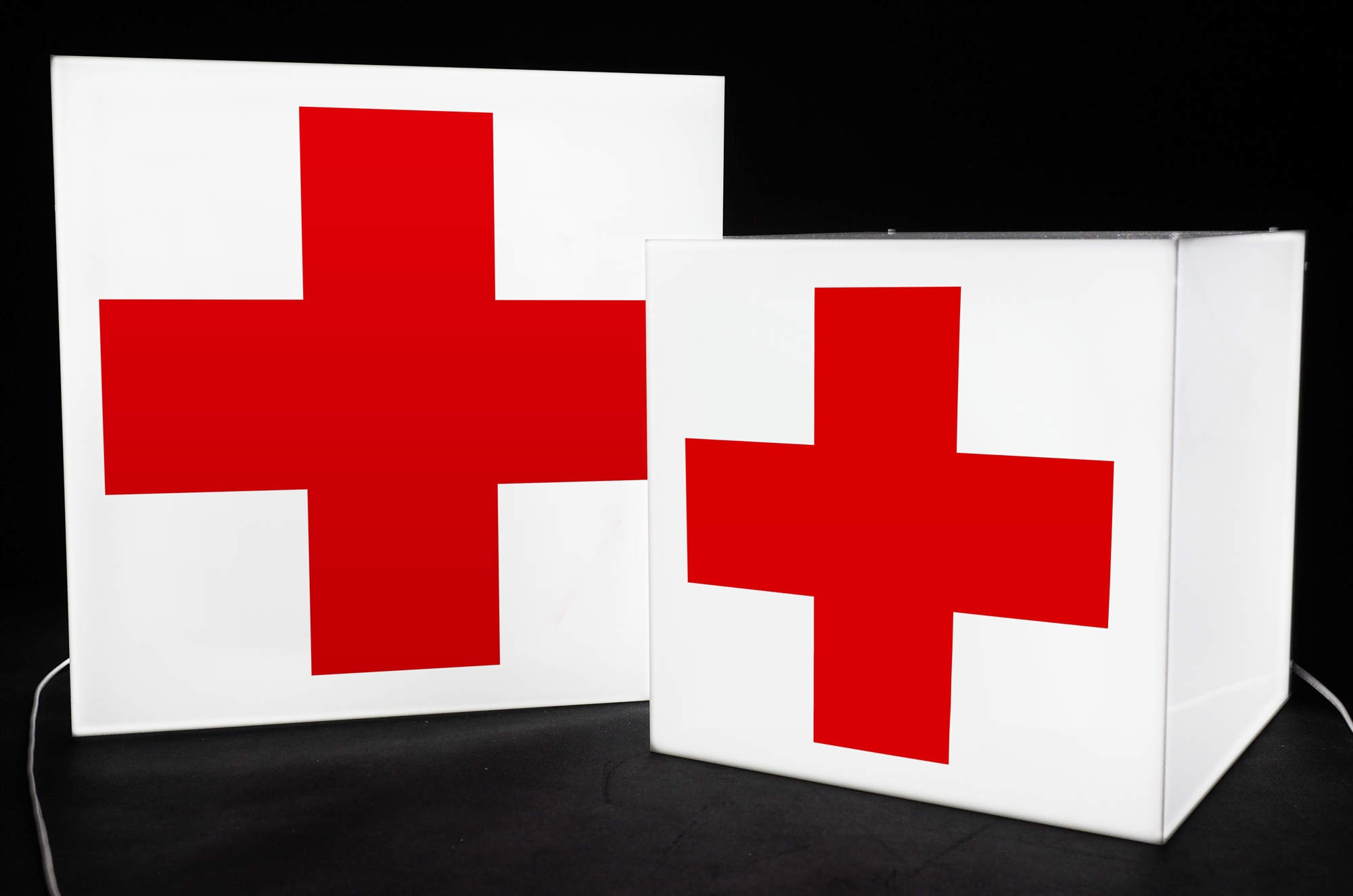 Sześcienny KASETON plexi podświetlany LED KWADRAT Marka inny