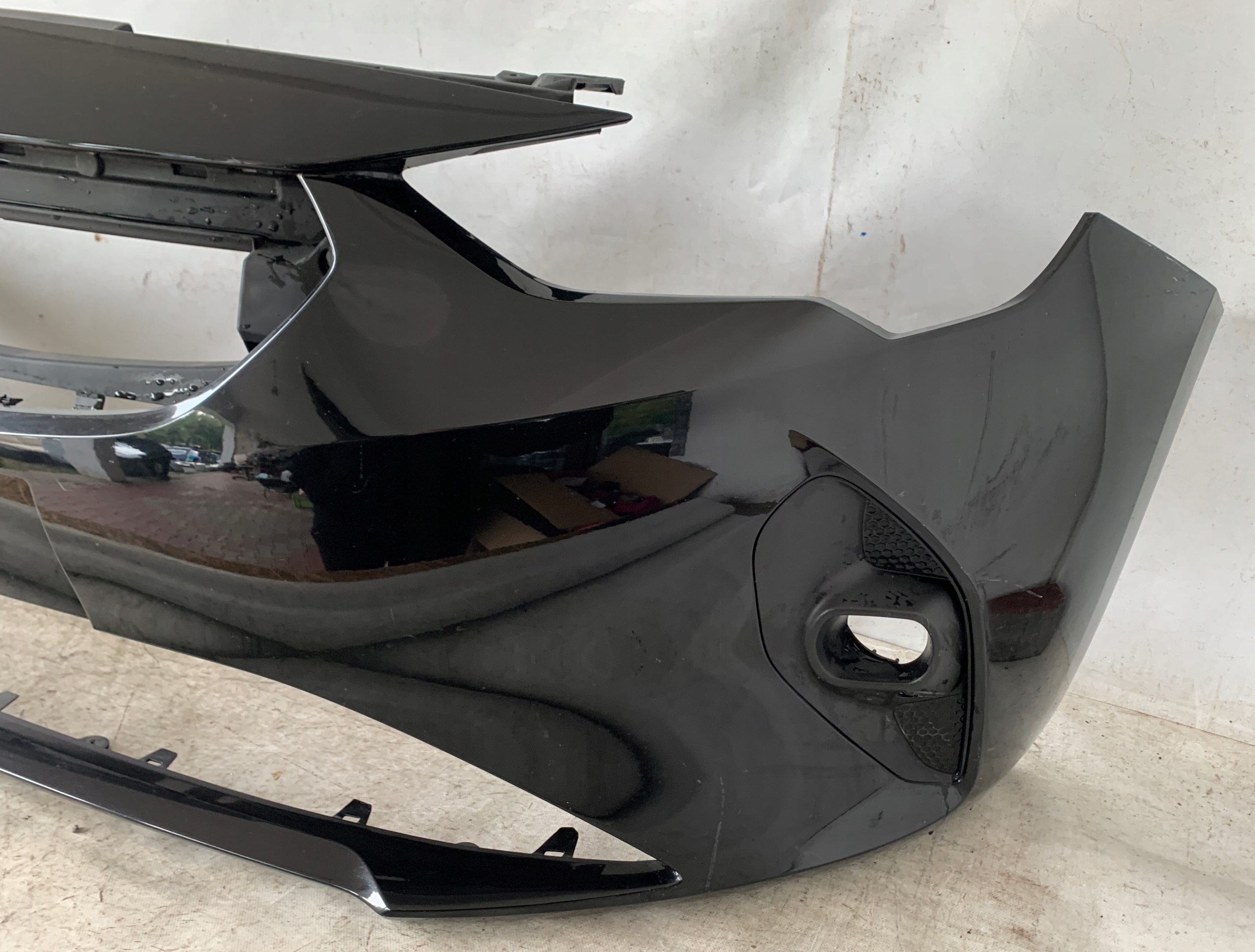 bumper front OPEL CORSA F 19- without OTWOROW