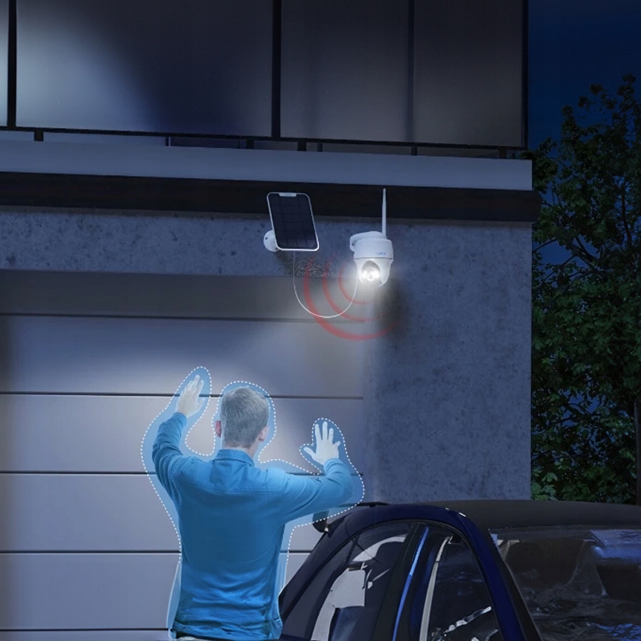 Intelligens Reolink kamera Argus PT 5Mpix WiFi 2,4 és 5GHz személyérzékeléssel Megfelelőségi tanúsítványok CE