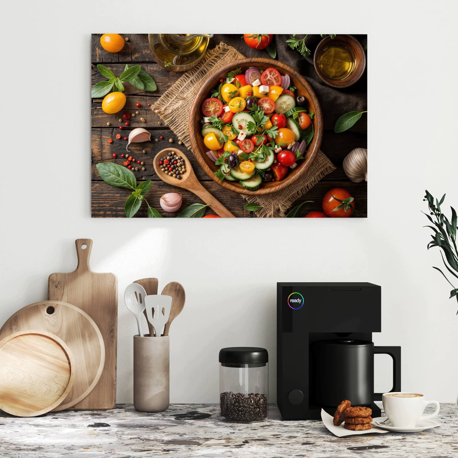 Magnetická tabule Šwiežy Salát warzywna 60 × 40 cm