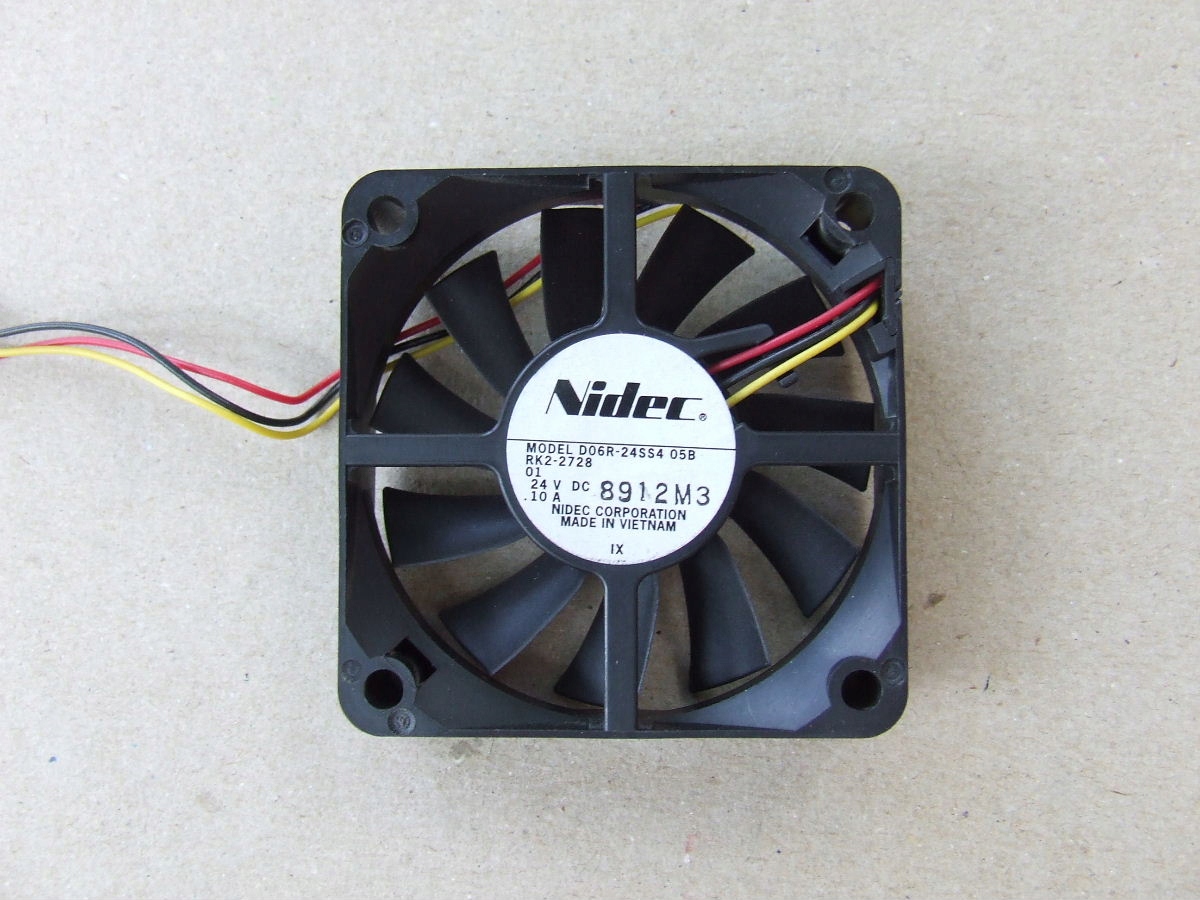 Wentylator NIDEC 24V/0,1A (60x60x15)