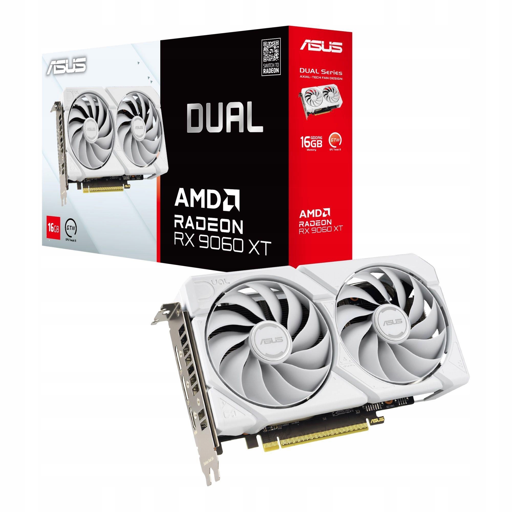 Grafická karta Asus Radeon Rx 9060 Xt Dual 16 Gb