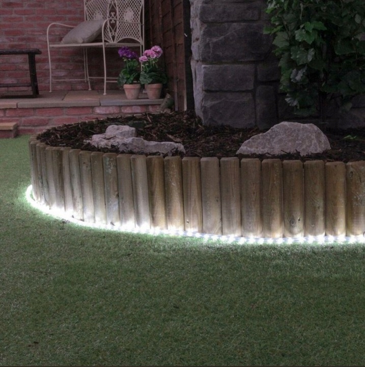 WĄŻ ŚWIETLNY LED CHOINKOWY BIAŁY ZIMNY ZEWNĘTRZNY Marka inna