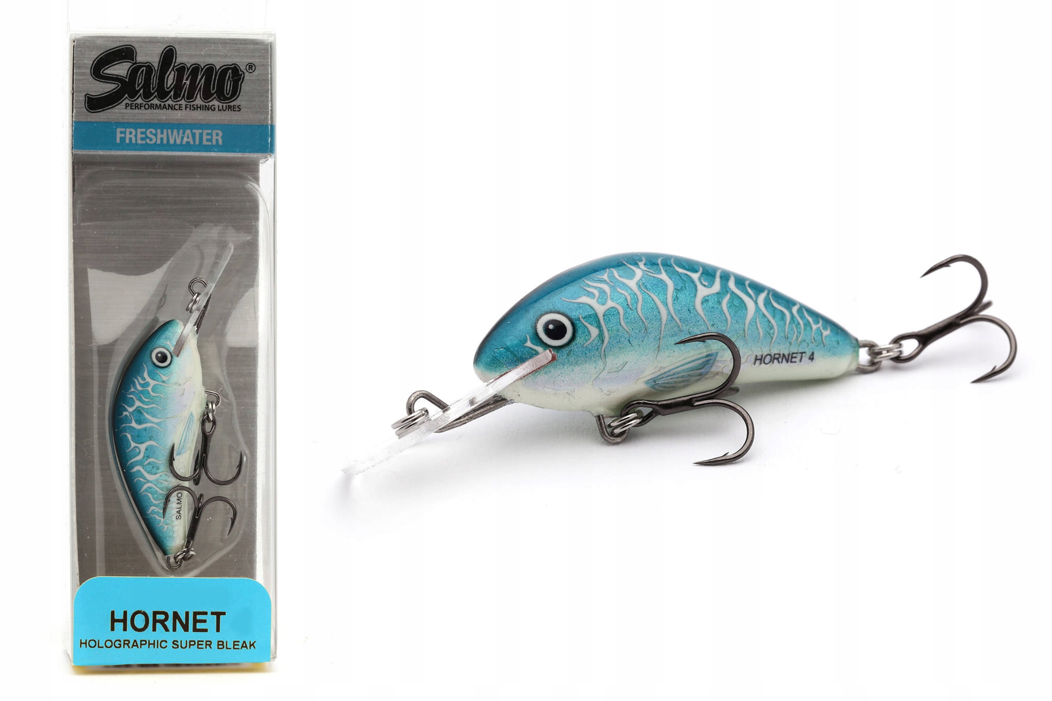 Wobler Salmo Hornet Sinking 5cm Holo Bleak