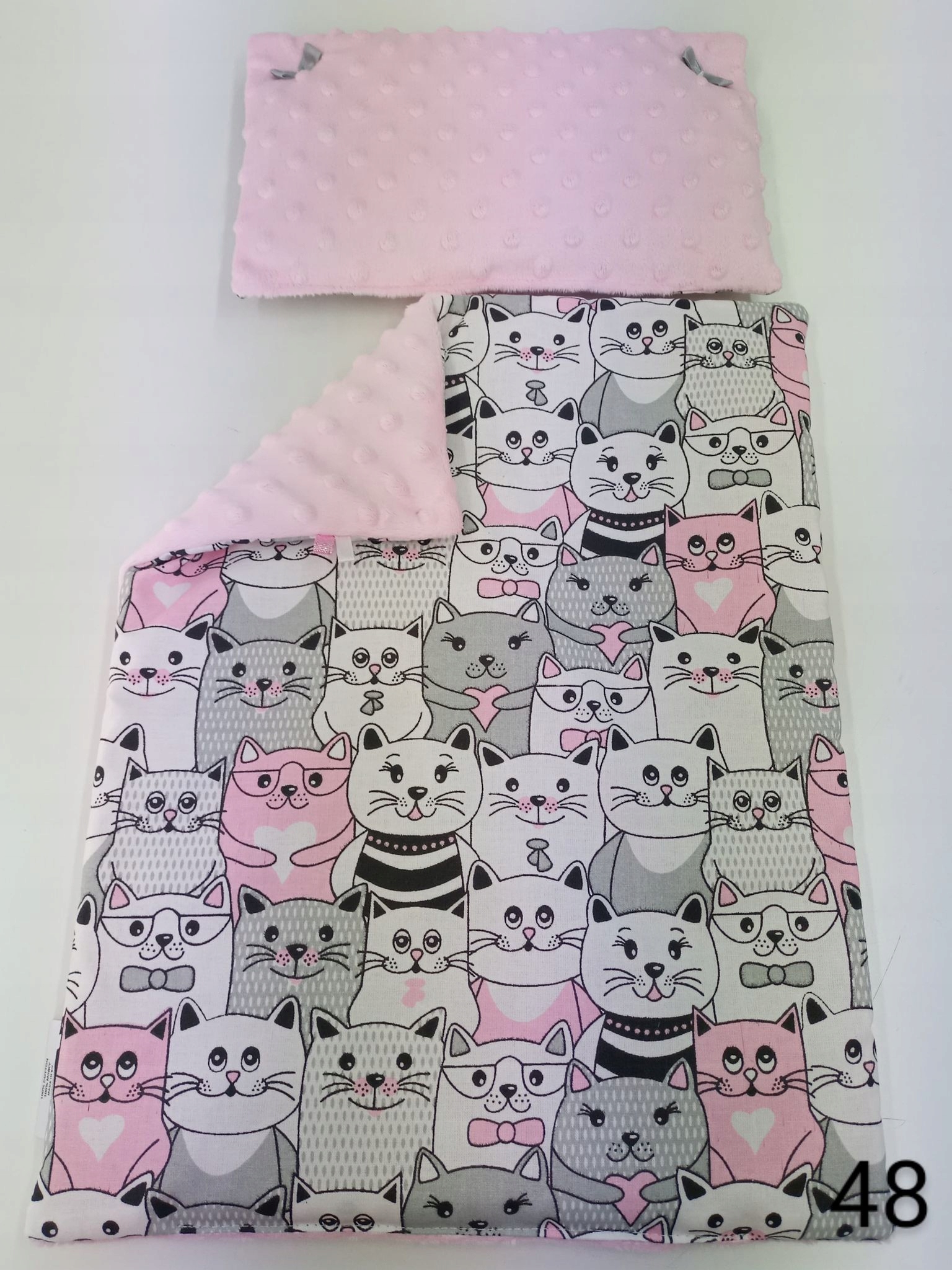 Pościel dla lalek dwustronna. PRODUCENT.