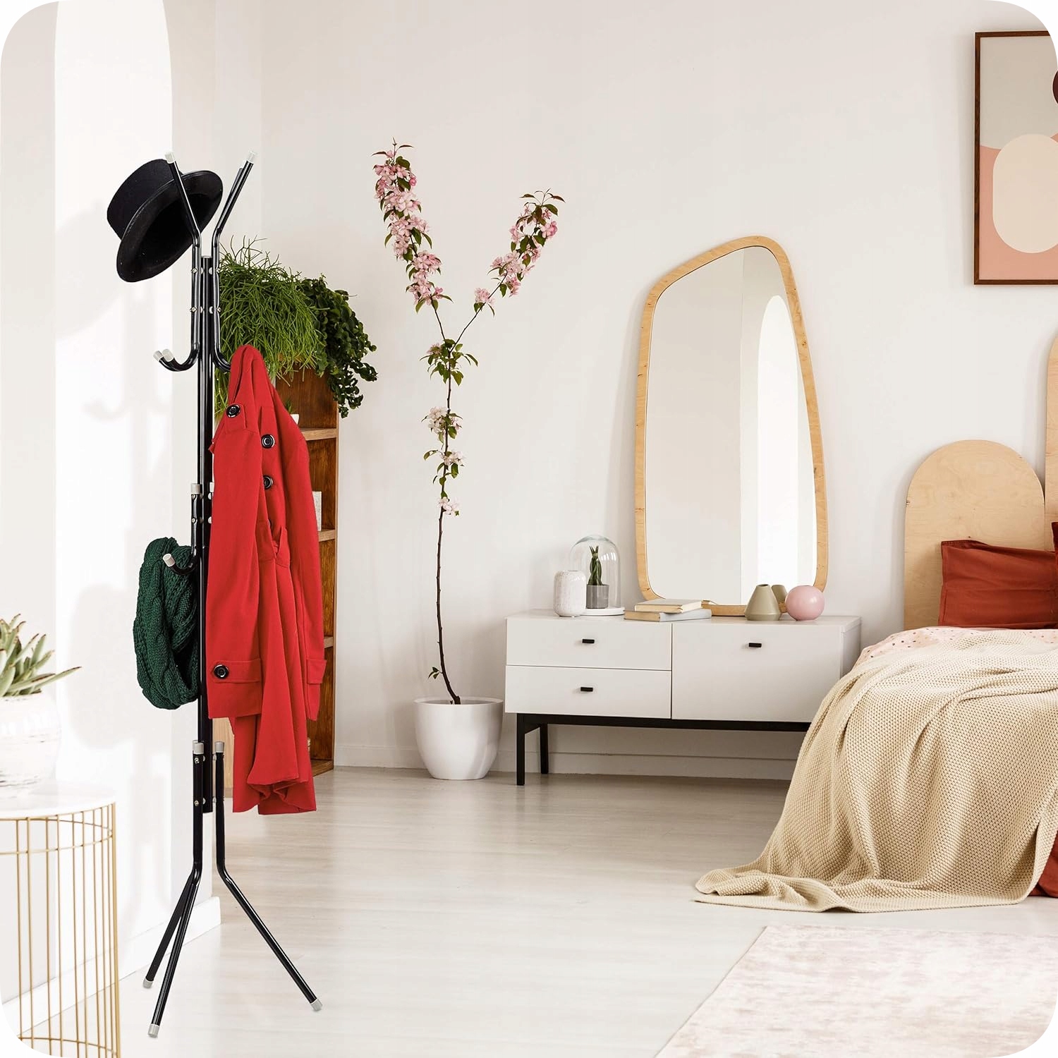 WIESZAK STOJĄCY NA UBRANIA STOJAK LOFT PODŁOGOWY Rodzaj brak informacji