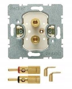 Berker One.Platform – reproduktorový konektor High End