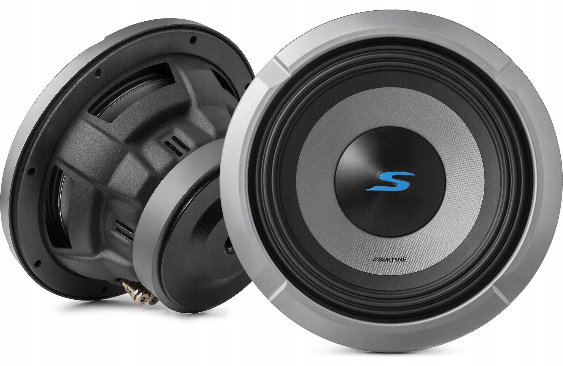 Alpine S2-W8D2 Subwoofer 20 cm 8" S Výkonem 300 W Rms, 2-CÍVKOVÝ, Ultravýkonný