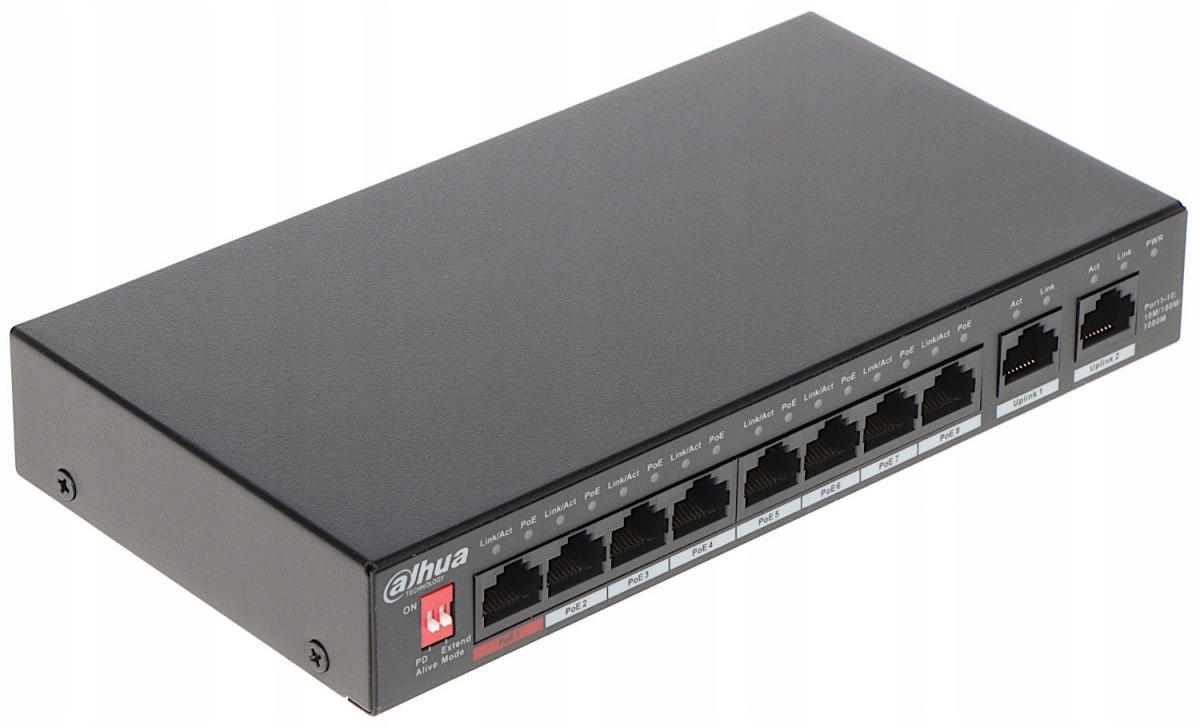 Switch Dahua PFS3010-8GT-96-V2
